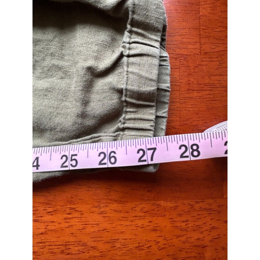 Boden 100% linen pants‎ Women's 2 Green lightweight minimalist lagenlook spring - Picture 9 of 9